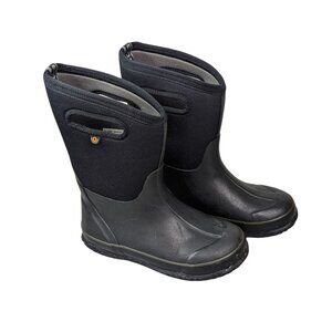 Bogs Kids‎ Classic High Waterproof Winter Snow Boots Insulated Black Youth 4